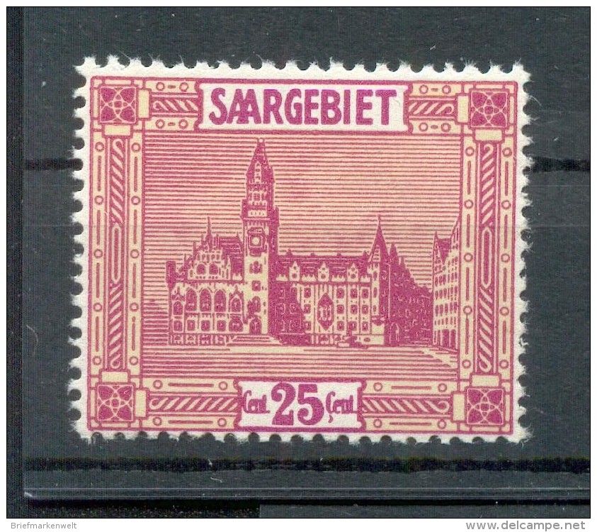 Saar 100I ABART**POSTFRISCH 45EUR (48788 - Unused Stamps