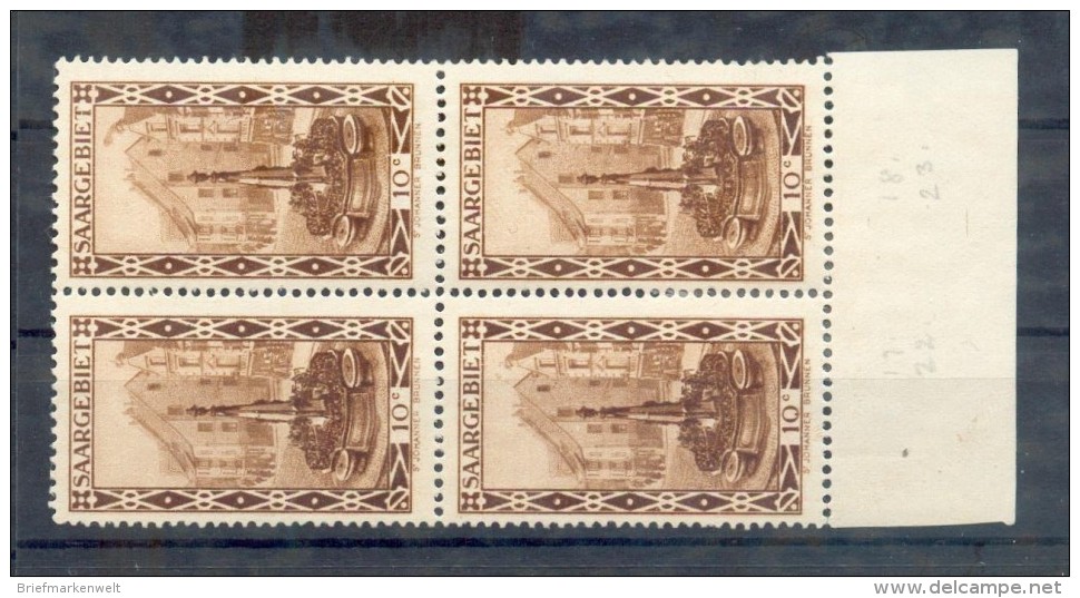 Saar 108I+II ABART**POSTFRISCH 60++EUR (49212 - Unused Stamps