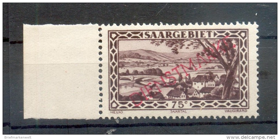 Saar 115XII ABART**POSTFRISCH 45EUR (G2143 - Unused Stamps