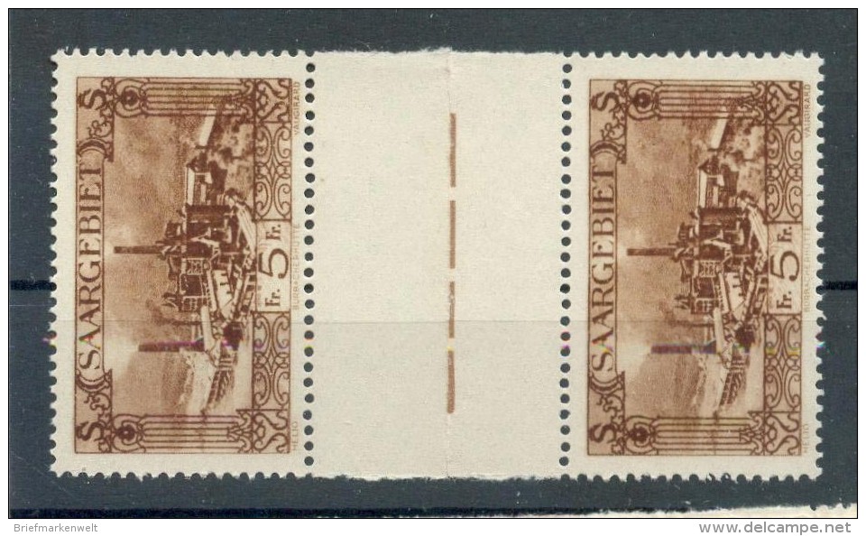 Saar 121ZS LUXUS**POSTFRISCH (70101 - Unused Stamps