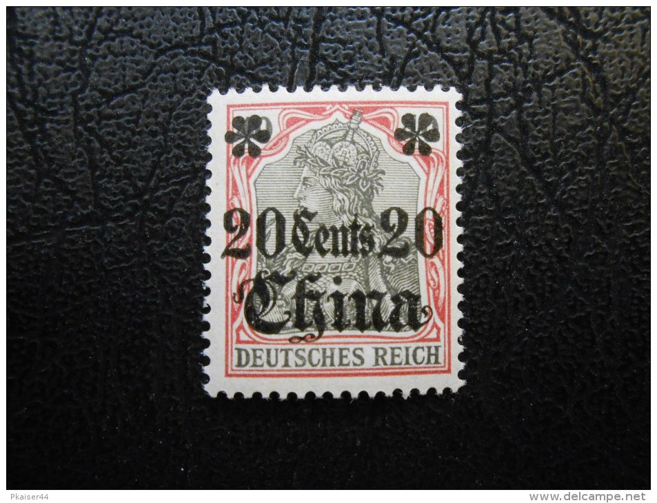 D.R.32 20C Auf 40C* Deutsche Auslandpostämter ( CHINA ) 1905 - Chine (bureaux)