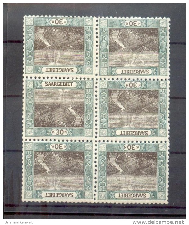 Saar 58AKdrII LUXUS**POSTFRISCH (G0293 - Unused Stamps