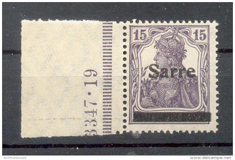 Saar 7 TEIL-HAN**POSTFRISCH (G5526 - Unused Stamps