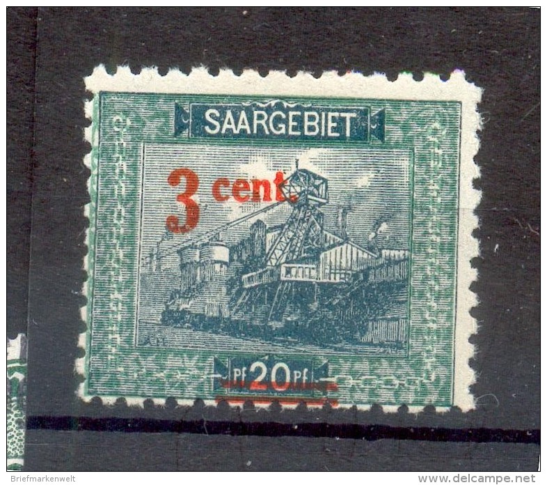 Saar 70B GUTE ZÄHNUNG!** MNH POSTFRISCH 15EUR (71062 - Unused Stamps