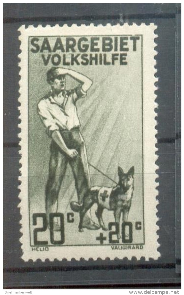 Saar 104I ABART* 60EUR (F5708 - Unused Stamps