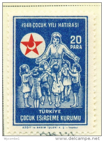 TURKEY  -  1948  Child Welfare  20p  Mounted/Hinged Mint - Nuovi