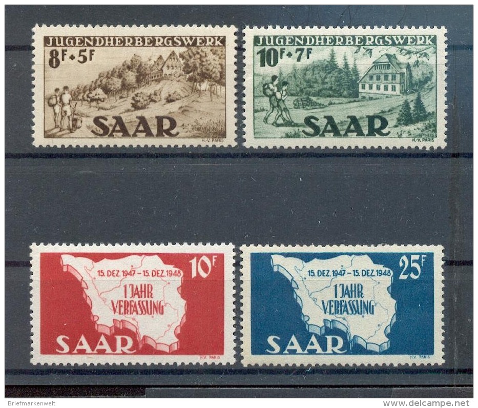 Saar 260/61+262/63** MNH POSTFRISCH (70071 - Ongebruikt