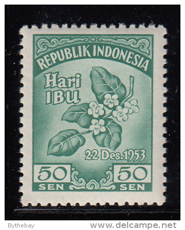 Indonesia MNH Scott #401 50s Melati Flowers - Indonésie