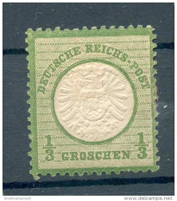 DR-Brustschild 17b FARBE * MH BPP 170EUR (72095 - Unused Stamps