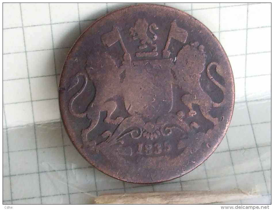 EAST INDIA COMPANY ONE QUARTER ANNA 1835 - Indien