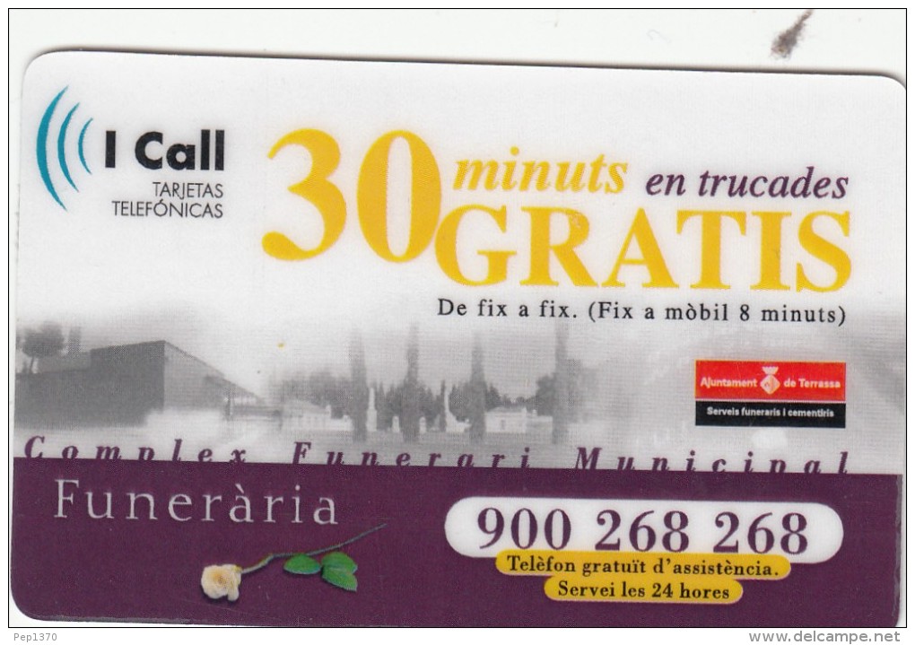 ESPAÑA - FUNERARIA DE TERRASSA - 30 MINUTOS GRATIS - Danke-Schön-Karten
