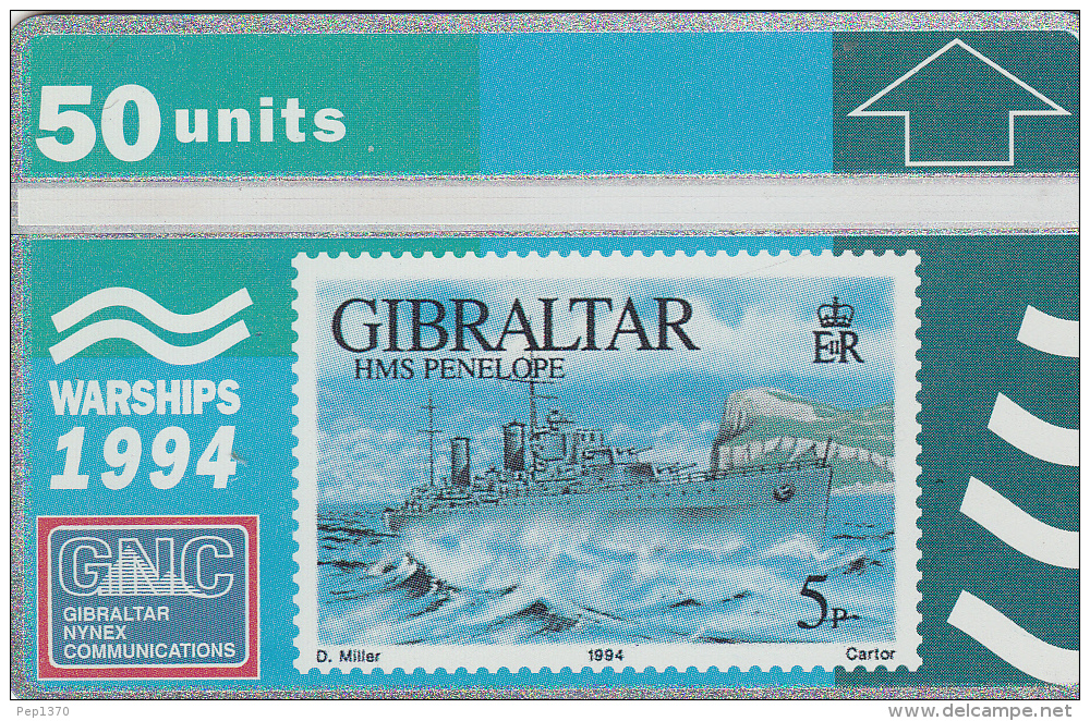 GIBRALTAR 1994  - WARSHIPS - HMS PENELOPE (new - Not Used) - Gibilterra