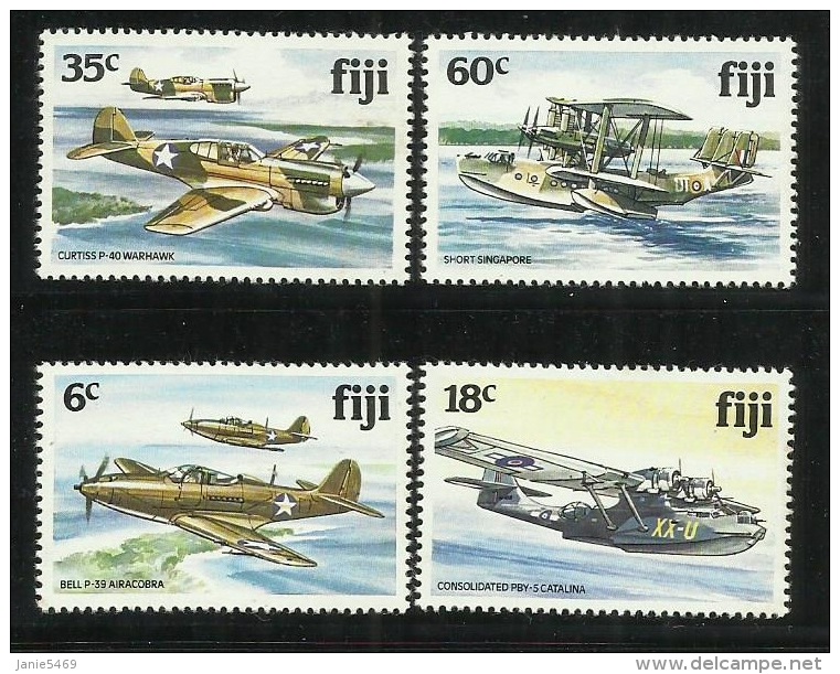 Fiji 1981 Aeroplanes MNH - Fiji (1970-...)