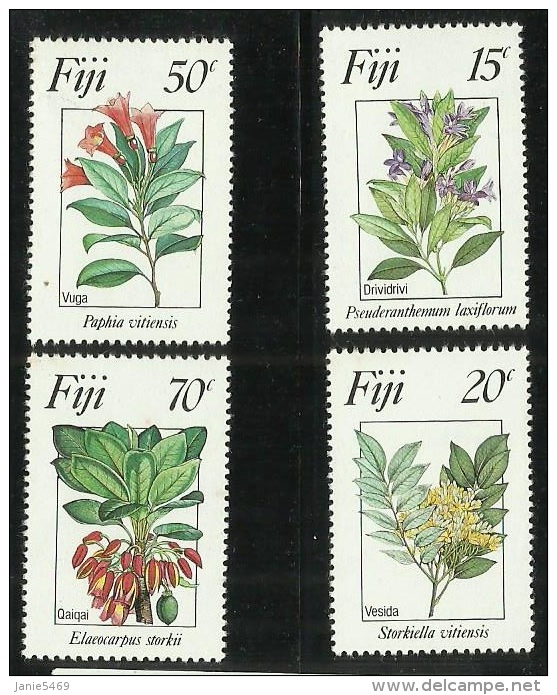 Fiji 1984 Flowers MNH - Fiji (1970-...)