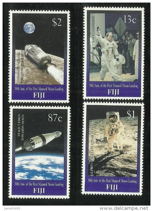 Fiji 1999 Moonlanding MNH - Fiji (1970-...)