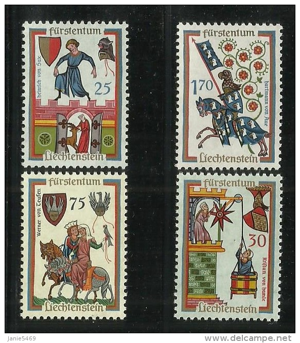 Liechtenstein  Heraldic History MNH - Other & Unclassified