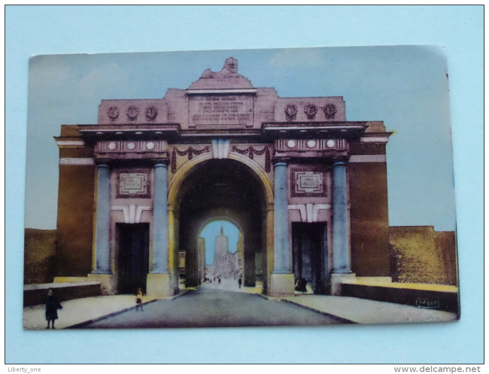 Porte De Menin Poort Gate Menen () Anno 19?? ( Zie Foto Voor Details ) !! - Ieper