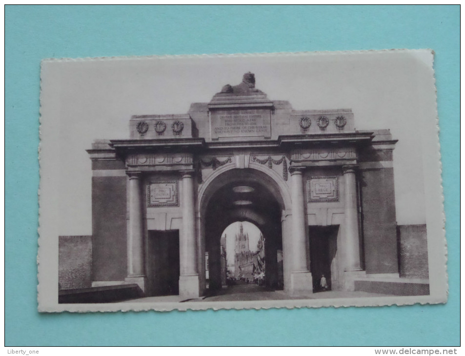 Porte De Menin - Meenen Poort - Menin Gate () Anno 19?? ( Zie Foto Voor Details ) !! - Ieper