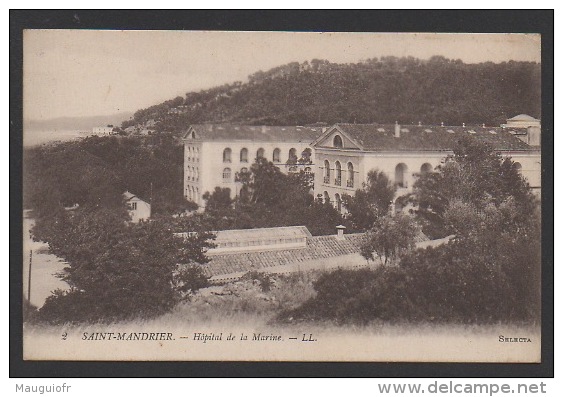 DF / 83 VAR / SAINT-MANDRIER / HÔPITAL DE LA MARINE / CIRCULÉE EN 1919 - Saint-Mandrier-sur-Mer