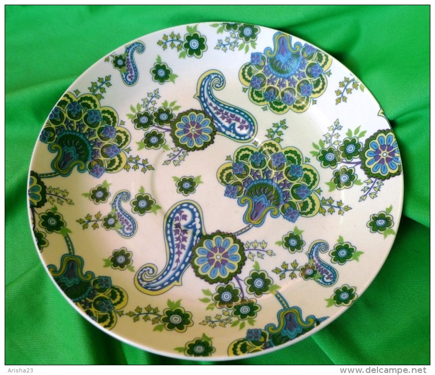 Vintage Scandinavian Sweden Swedish Pottery Indiska HAVELI Plate Bowl - Sonstige & Ohne Zuordnung