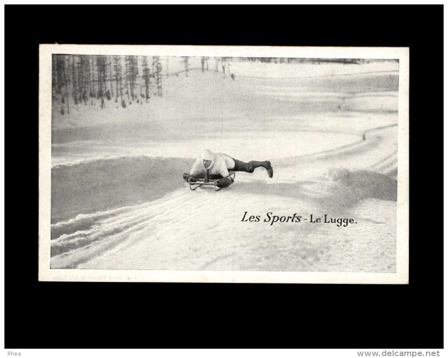 SPORTS - LUGE - - Sports D'hiver