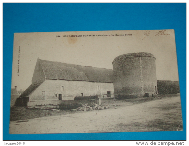 14) Courseulles-sur-mer - La Grande Ferme  - Année 1903 - EDIT : Bréchet - Courseulles-sur-Mer