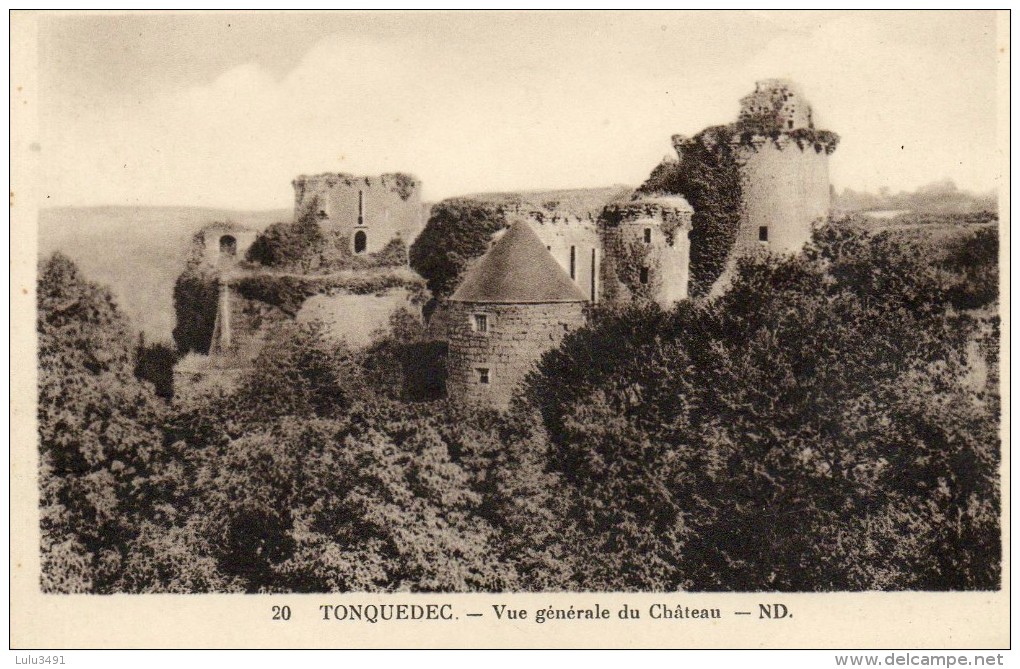 CPA - TONQUEDEC (22)- Vue Du Château - Tonquédec