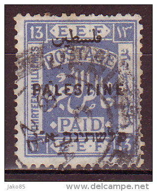 - PALESTINE  - 1922 - YT N° 57 - Oblitéré - Occupation Egyptienne - Palestine