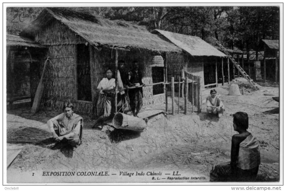 Nogent Sur Marne Expo Coloniale 1907 Vanniers Indochinois  état Superbe - Nogent Sur Marne