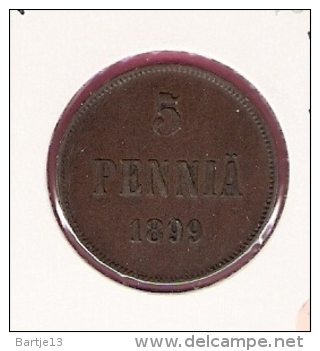 FINLAND 5 PENNIA 1900  KM15  NICE QUALITY - Finlande