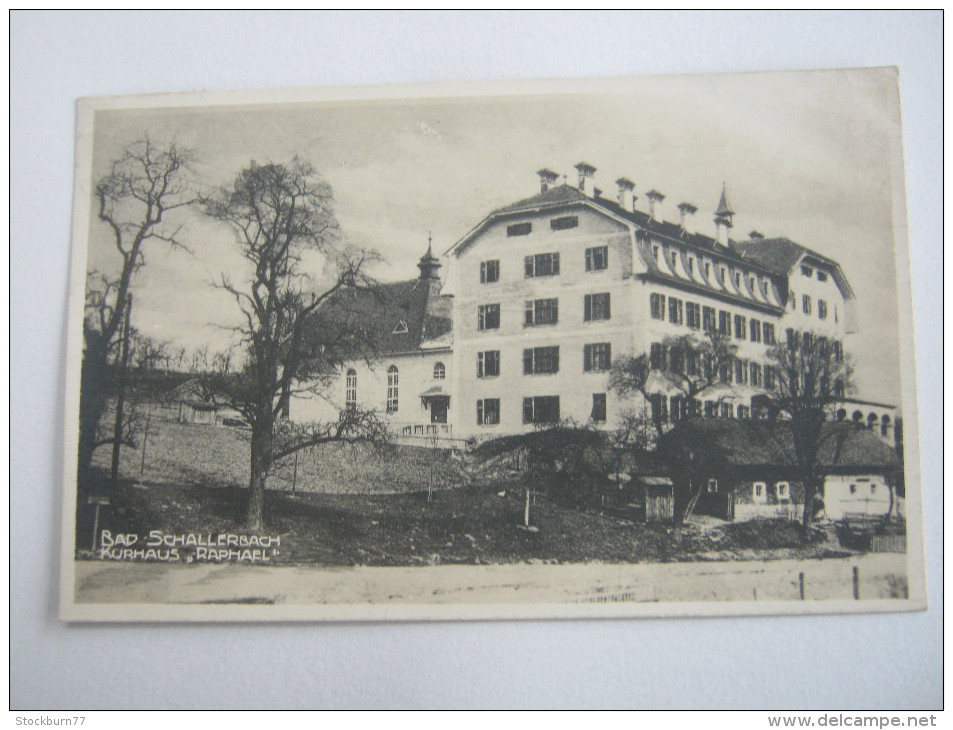 Bad Schallerbach     , Schöne Karte  Mit Marke + Stempel  , 1925 , 2 Scans - Bad Schallerbach