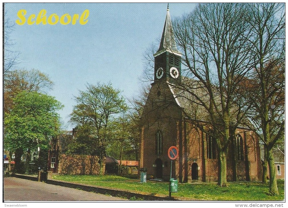 NL.- Schoorl. Nederlands Hervormde Kerk.  2 Scans - Schoorl