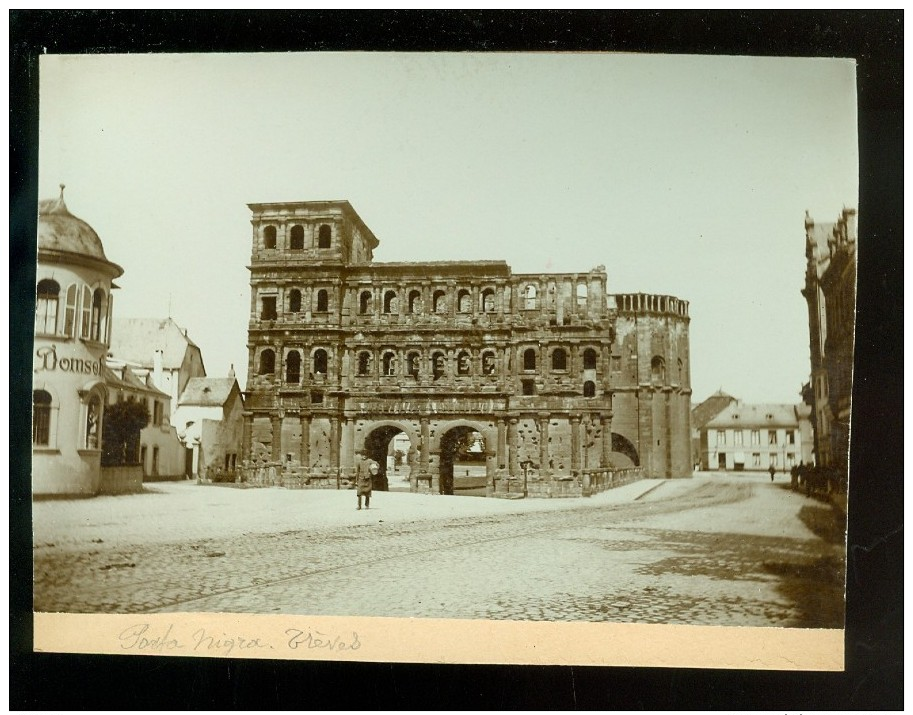 Foto 1895  Photo  ( 15 X 11 Cm )  Porta Nigra  Trèves  Trier  Allemagne  Deutschland - Old (before 1900)