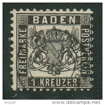 Baden // 1862-1864  Y&T  No. 9 - Oblitérés