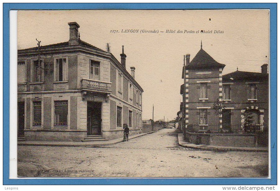 33 - LANGON --  Hotel Des Postes Et.... - Langon