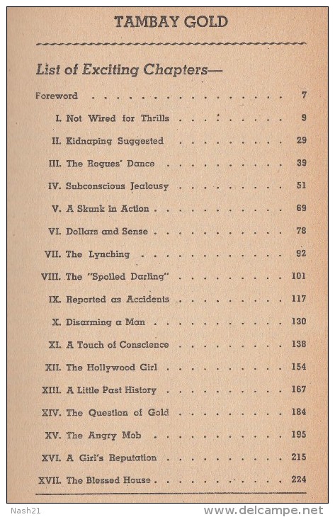 Livre De 1943 ''  Tambay Gold '' By  Samuel Hopkins Adams - Other & Unclassified