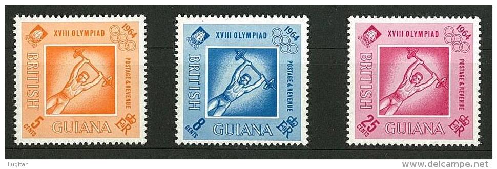 GUYANA BRITANNICA - 1964 Olympic Games - Tokyo, Japan - GIOCHI OLIMPICI TOKYO '64 - Guyane Britannique (...-1966)