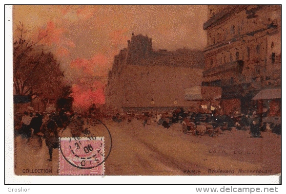 LOIR LUIGI ILLUSTRATION BOULEVARD ROCHECHOUART  1906 - Loir