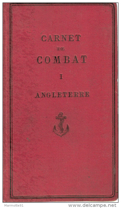 CARNET COMBAT ANGLETERRE NAVIRE FLOTTE MARINE GUERRE ROYALE NAVY IDENTIFICATION RENSEIGNEMENT 1900 - Français