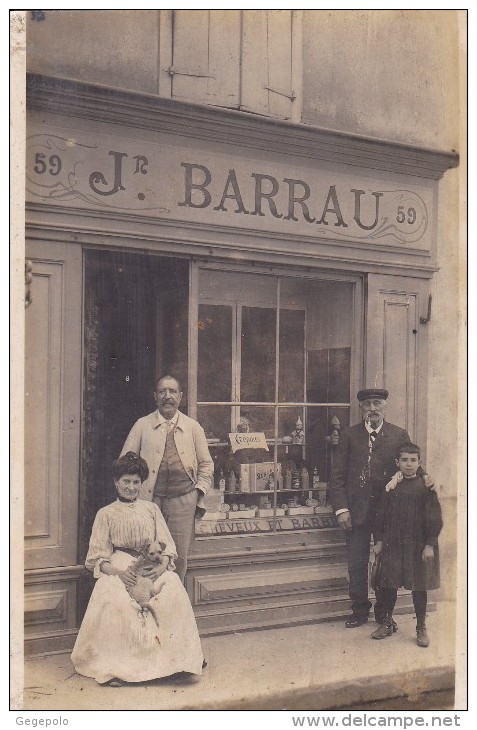 ERMONT - Jr. BARRAU - Cheveux Et  Barbe ( Carte-photo ) - Ermont-Eaubonne