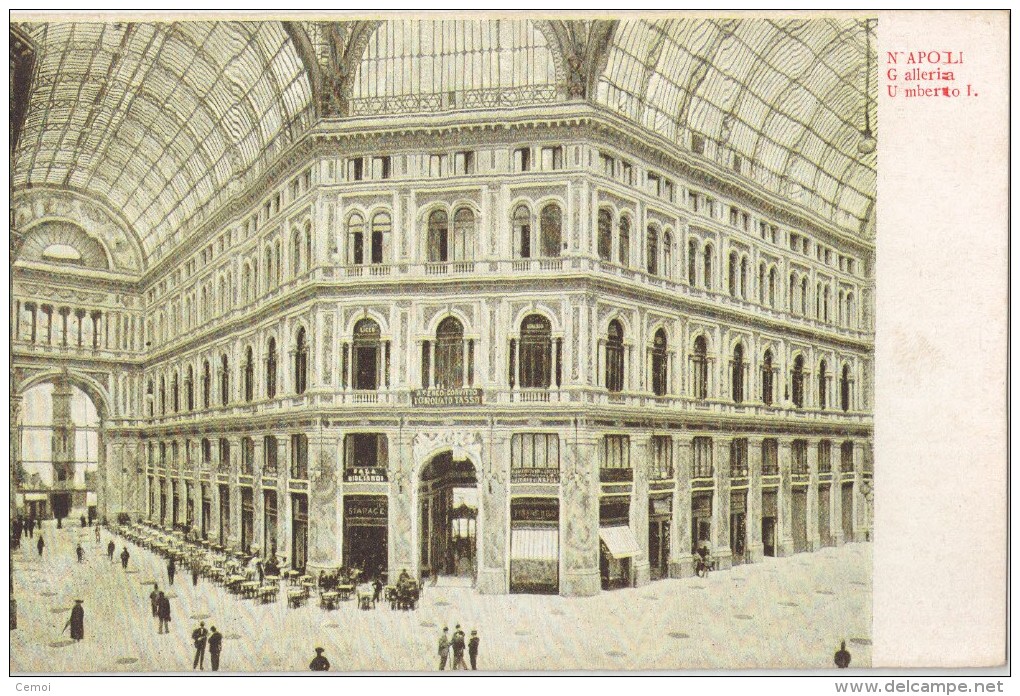 CPA Animée - NAPOLI (Italia) - Galleria Umberto I - Napoli