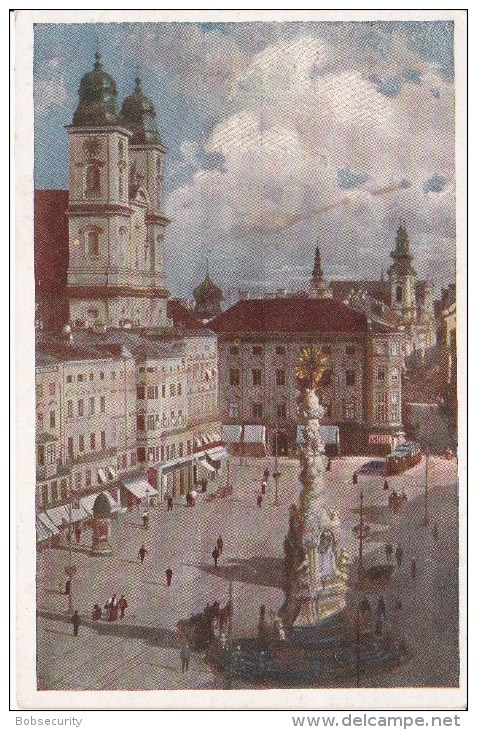 == AT Linz  Turnfest Karte Mit Vignete 1922 - Linz