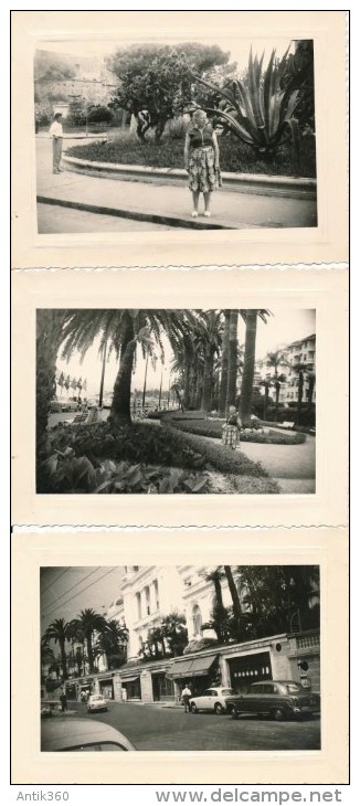 Lot De 7 Photos Amateurs Italie SAN REMO 1959 - Photographie Ancienne No CPA - San Remo