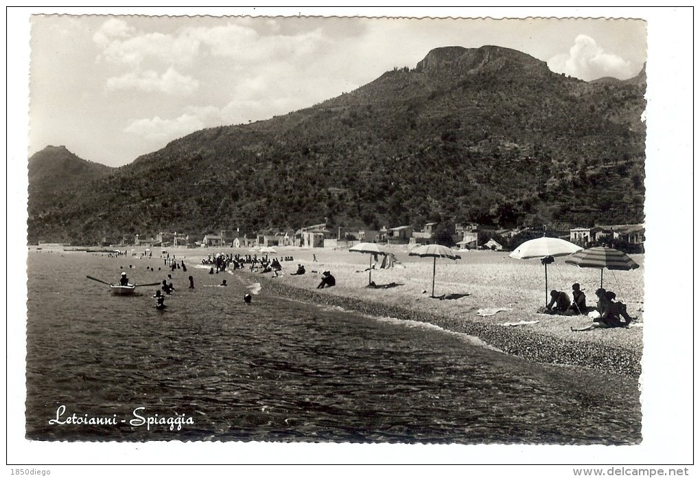 LETOIANNI - SPIAGGIA  F/GRANDE VIAGGIATA ANIMATA - Messina