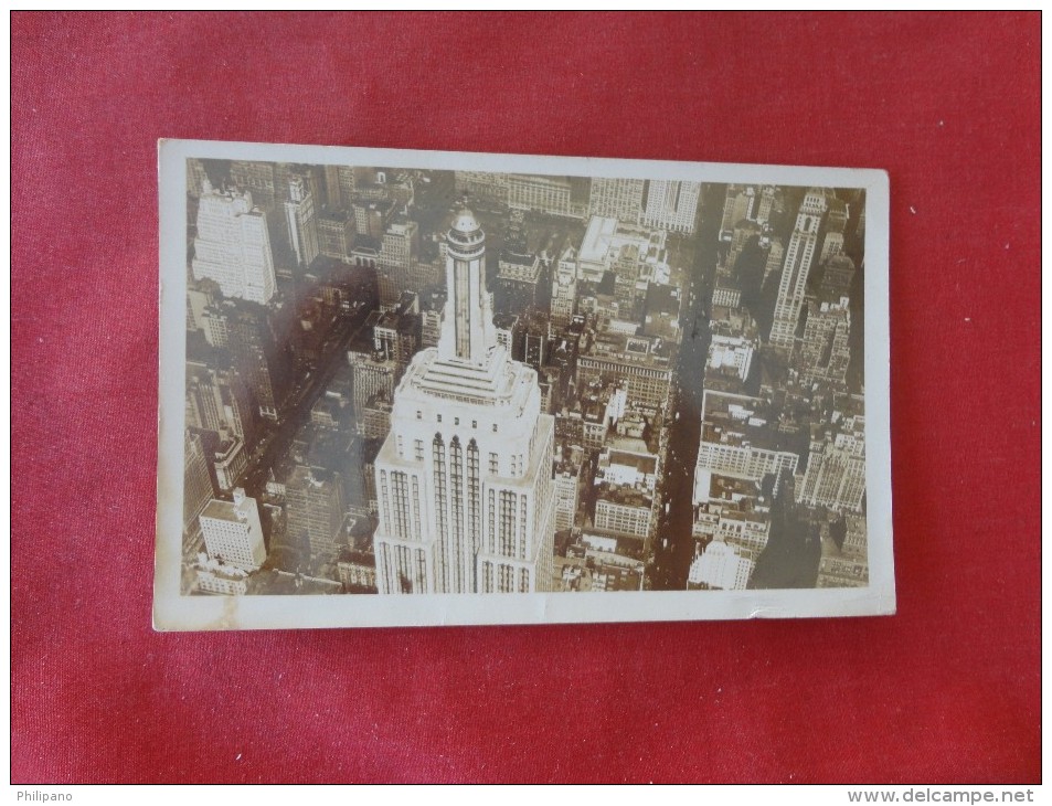 New York> New York City   RPPC  Aerial View Empire State  Building   Ref 1698 - Manhattan