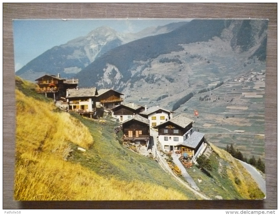 SUISSE.VALAIS.VICHERES SUR LIDDES.ROUTE GRAND ST BERNARD.TBE. - Liddes