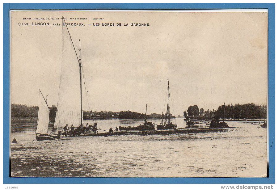 33 - LANGON --  Les Bords De La Garonne - Langon