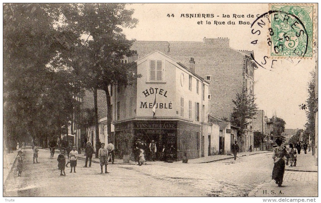 ASNIERES-SUR-SEINE  RUES ANIMEE HOTEL - Asnieres Sur Seine