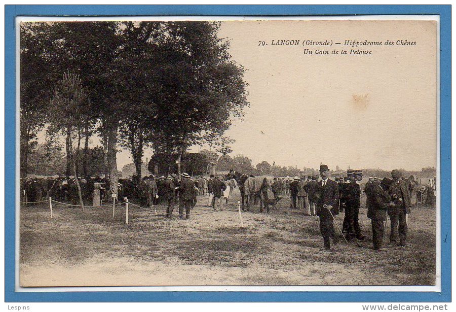 33 - LANGON -- Hippodrome Des Chênes - Un Coin De La Pelouse - Langon