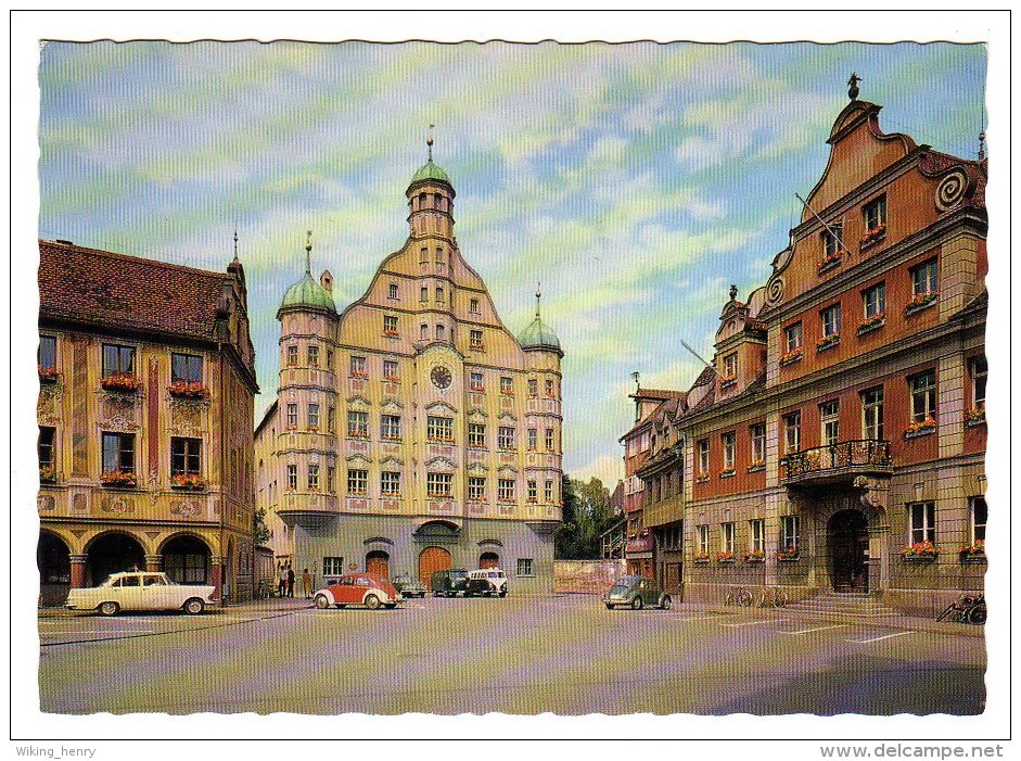 Memmingen - Marktplatz Mit Steuerhaus Rathaus Groß Zunfthaus - Memmingen